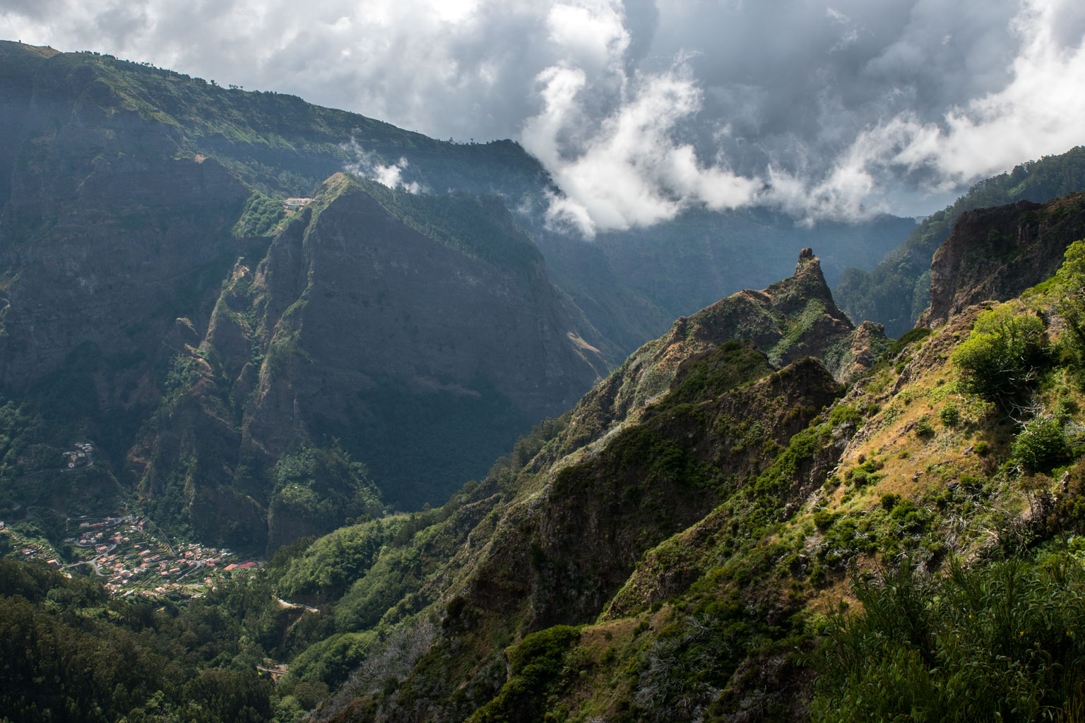 Portugal Madeira mountain valley
