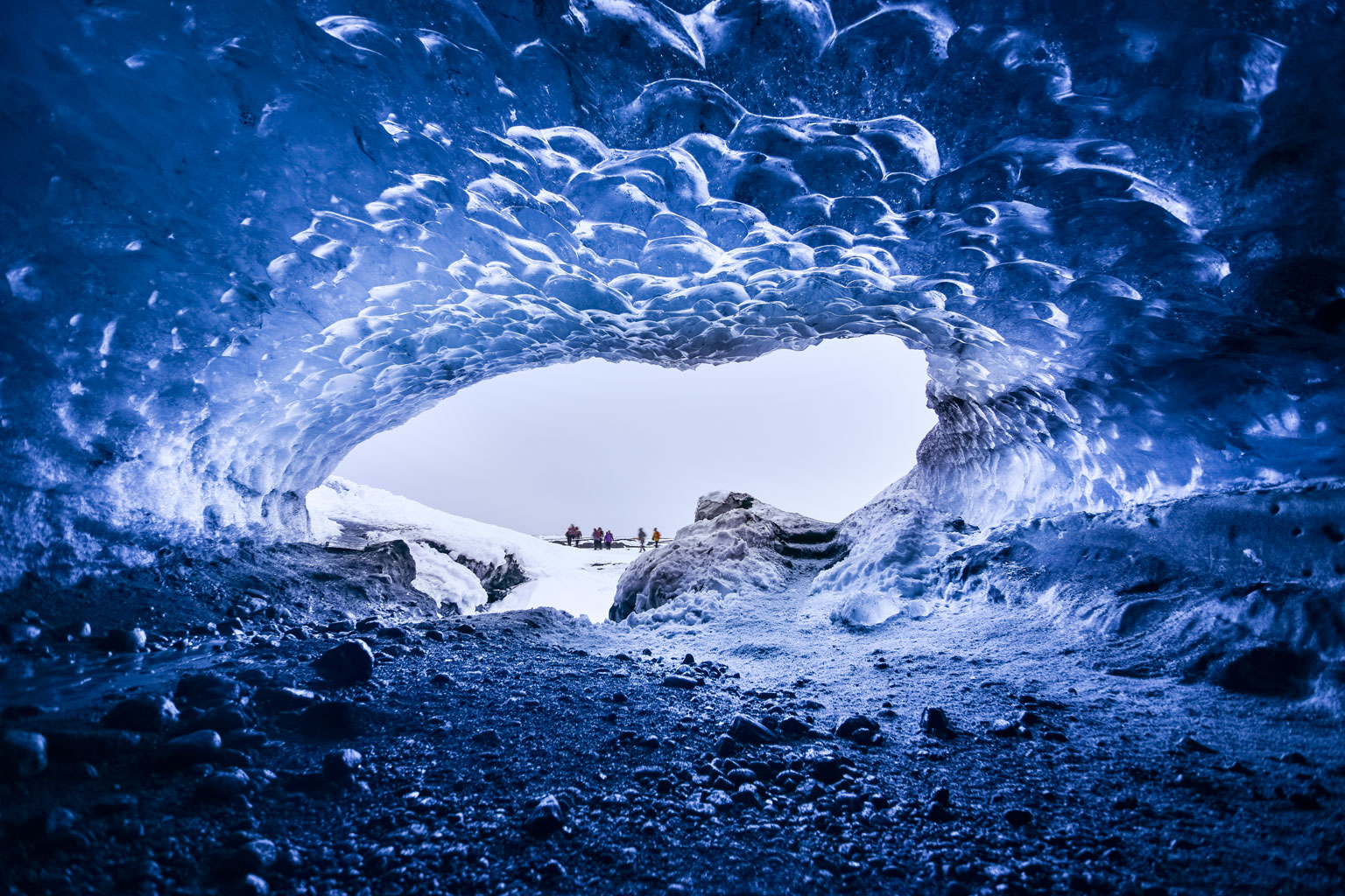 blue ice cave iceland