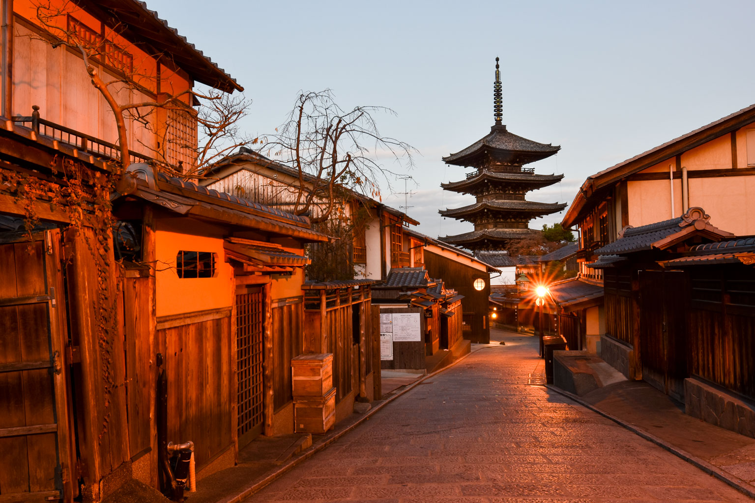 Japanese old town street